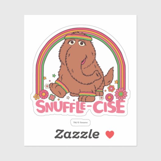 Snuffleupagus | Schnurrbart Aufkleber (Blatt)