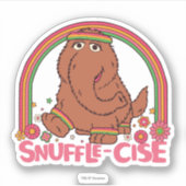 Snuffleupagus | Schnurrbart Aufkleber (Vorderseite)