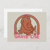 Snuffleupagus | Schnurrbart Postkarte (Vorne/Hinten)
