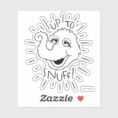 Snuffleupagus-Skate-Logo - Bis zum Abschalten Aufkleber (Blatt)