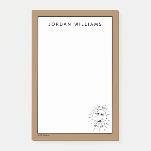 Snuffleupagus-Skate-Logo - Bis zum Abschalten Post-it Klebezettel (Vorderseite)