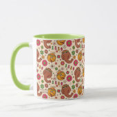 Snuffleupagus und Big Bird Groovy Blume Muster Tasse (Links)