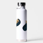 "Snug as a Bug: The Kitten's Croc Nickerchen" Trinkflasche (Rechts)