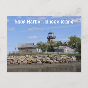 Snug Harbour, Rhode Island Postkarte
