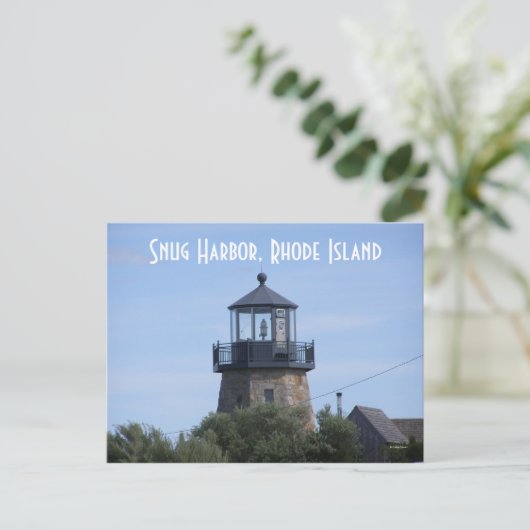 Snug Harbour, Rhode Island Postkarte (Stehend Vorderseite)
