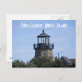 Snug Harbour, Rhode Island Postkarte (Vorne/Hinten)