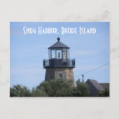 Snug Harbour, Rhode Island Postkarte (Vorderseite)