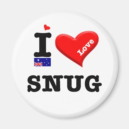SNUG - I Liebe Magnet (Vorne)