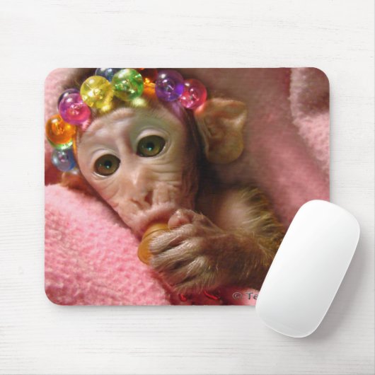 Snuggle-Affe Mousepad (Mit Mouse)