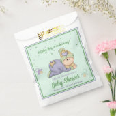 Snuggle Baby Boy - Green & Lila Baby Dusche Geschenktütchen (Versiegelt)