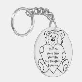 Snuggle-Bär Schlüsselanhänger (Vorderseite links)