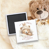 Snuggle Bear Baby Dusche Gefallen Magnet