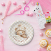 Snuggle Bear Baby Dusche Pappteller (Party)