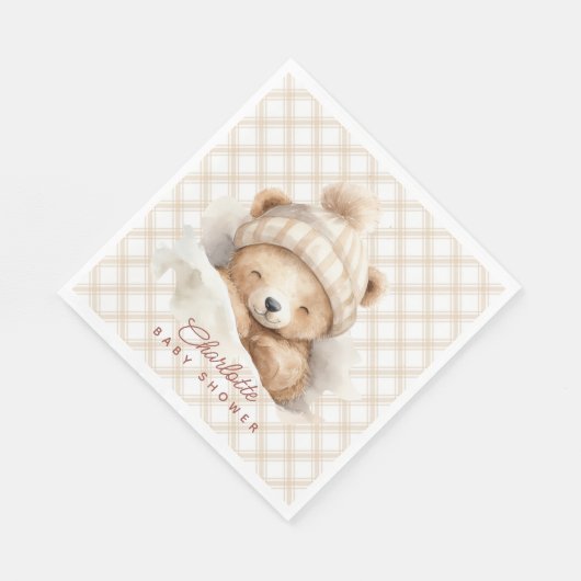 Snuggle Bear Baby Dusche Serviette