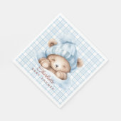 Snuggle Bear Baby Dusche Serviette (Ecke)