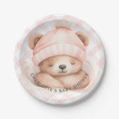Snuggle Bear Baby Duschpapier Teller (Vorderseite)