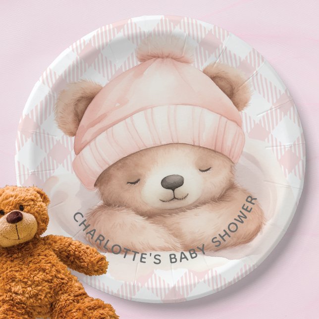 Snuggle Bear Baby Duschpapier Teller