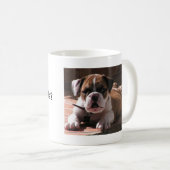 Snuggle Bulldog Tasse (VorderseiteRechts)