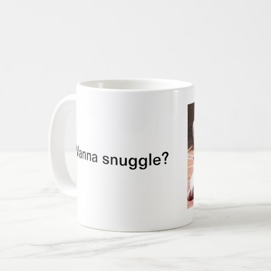 Snuggle Bulldog Tasse (Vorderseite Links)
