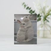Snuggle Bunnies Postkarte (Stehend Vorderseite)