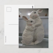 Snuggle Bunnies Postkarte (Vorne/Hinten)