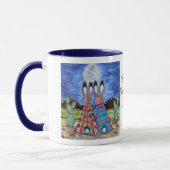 "Snuggle Bunnies" Südwestkaninchen-Romance Custom Tasse (Links)