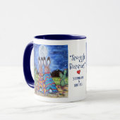 "Snuggle Bunnies" Südwestkaninchen-Romance Custom Tasse (Vorderseite Links)