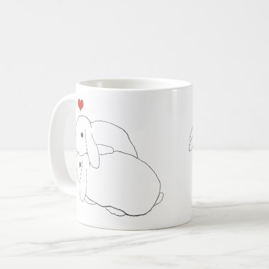 Snuggle Bunnies Tasse (Vorderseite Links)