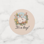 Snuggle Bunny Baby Dusche Konfetti (Klein Vorderseite)