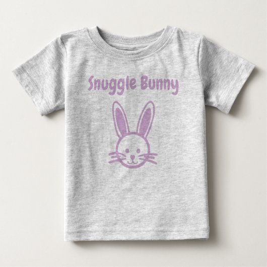 Snuggle Bunny Baby T-shirt (Vorderseite)