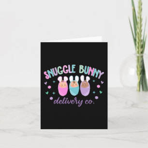 Snuggle Bunny Delivery Co Mutter Baby Happy Oaster Karte