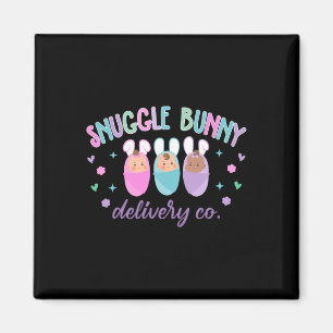 Snuggle Bunny Delivery Co Mutter Baby Happy Oaster Magnet
