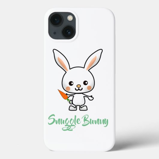 Snuggle Bunny Kawaii Custom Case-Mate iPhone Hülle (Rückseite)