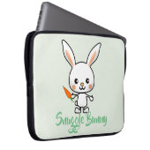 Snuggle Bunny Kawaii Custom Laptopschutzhülle (Vorne Rechts)