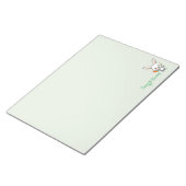 Snuggle Bunny Kawaii Custom Notizblock (angewinkelt)