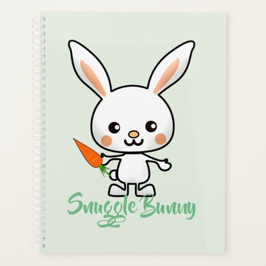 Snuggle Bunny Kawaii Custom Planer (Vorderseite)