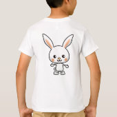 Snuggle Bunny Kawaii Custom T-Shirt (Rückseite)