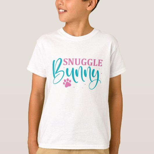 Snuggle Bunny-Ostern T-Shirt (Vorderseite)