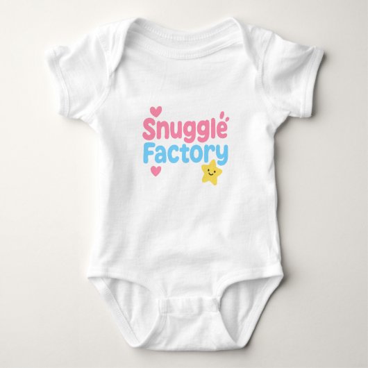 Snuggle Factory Cute Neon Kids Design Baby Strampler (Vorderseite)