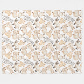 Snuggle Kitty 60x80 Fleece Blanket (Vorderseite (Horizontal))