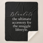Snuggle Lifestyle | Erstellen Sie Ihren eigenen Sh Sherpadecke (Vorderseite)