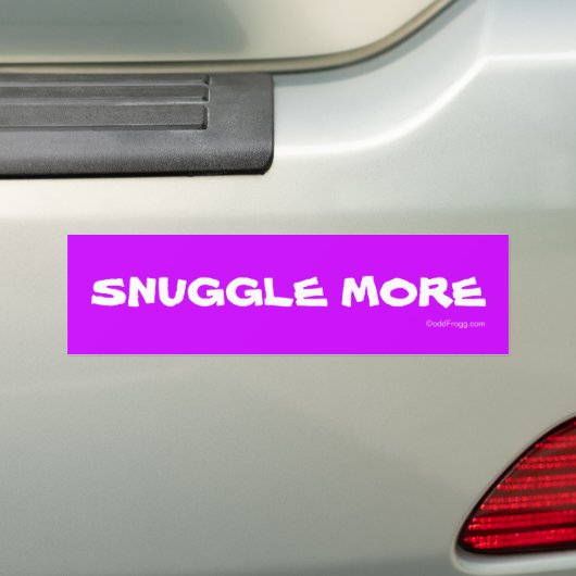 SNUGGLE MEHR Autoaufkleber (Auf Auto)