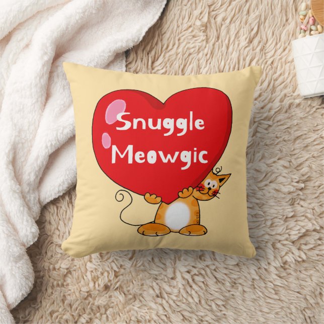 Snuggle Meowgic Funny Cat Pub Art Kissen (Decke)