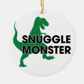 Snuggle-Monster Keramik Ornament (Vorne)