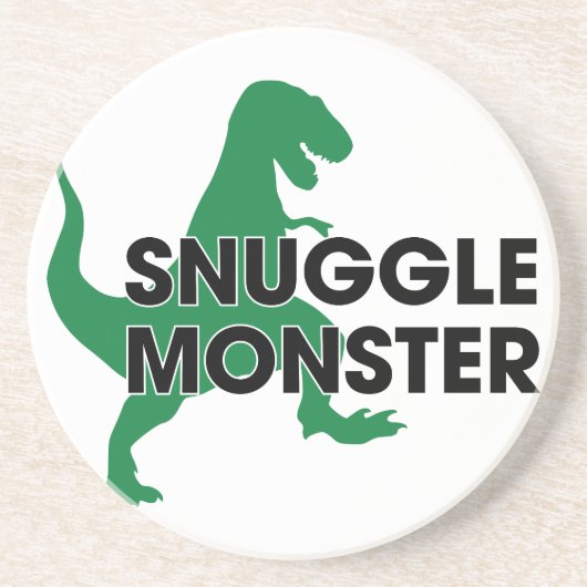 Snuggle-Monster Sandstein Untersetzer (Vorne)