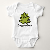 Snuggle-o-Saurus Dino Fun Baby Strampler (Vorderseite)