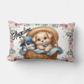 Snuggle Pals Personalisiert Lumbar Kissen (Vorderseite)