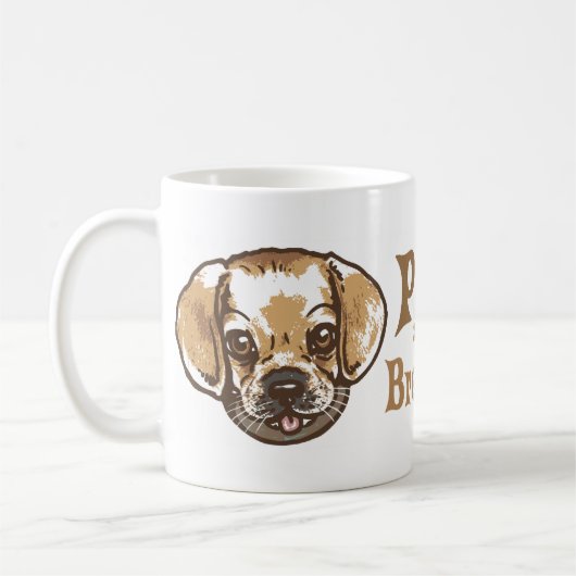 Snuggle Puggle Shirts und Geschenke Kaffeetasse (Links)