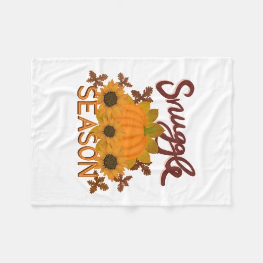 "Snuggle Season" Fleece-Decke Fleecedecke (Vorderseite (Horizontal))