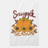 "Snuggle Season" Herbst/Herbst Themenhandtuch Geschirrtuch (Vertikal)